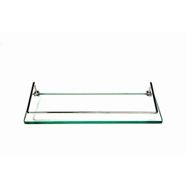 Imagem de Porta Shampoo Reto em Vidro Incolor Lapidado - Aquabox - 40cmx14cmx10mm