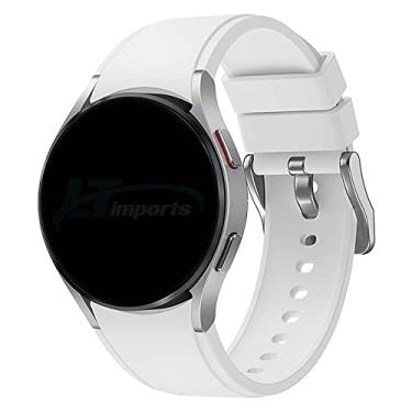 Imagem de Pulseira Classica LTIMPORTS, compativel com Galaxy Watch 6 - Galaxy Watch 6 Classic - Galaxy Watch 5 - Galaxy Watch 5 Pro - Galaxy Watch 4 Classic (Branco)