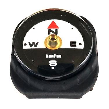 Imagem de Mini Bússola de botão luminoso KanPas para cordão de pulseira de relógio (A-20)