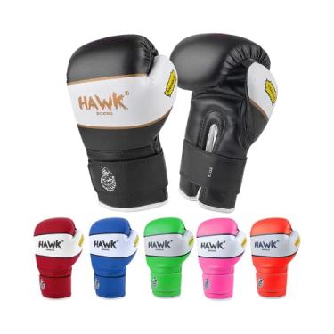 Imagem de Luvas de boxe infantis para crianças e jovens, saco de pancadas, luvas de muay thai, luvas de treinamento de MMA (preta, 170 g)