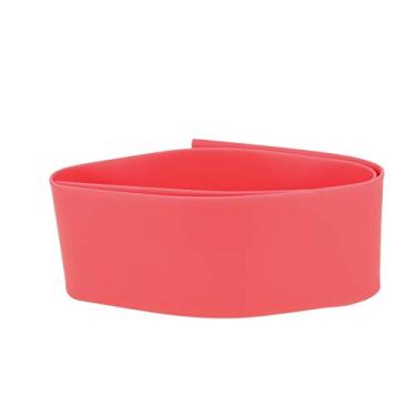 Imagem de Bettomshin 1 peça PE tubo termorretrátil conduíte 3 cm diâmetro 1,64 pés comprimento tubo isolado tubo envoltório relação 2:1 manga de cabo elétrico para proteção de isolamento de longa duração vermelho