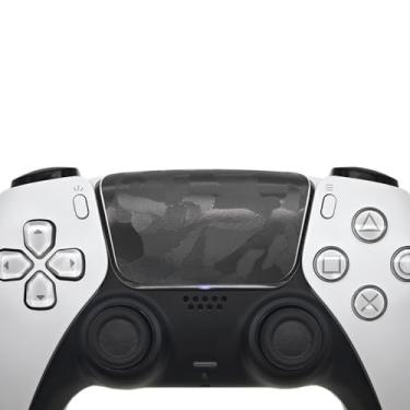 Imagem de Luck&Link Protetor Touchpad PS5 Dualsense/Edge Enhanced Texture Skin Compatível com PlayStation 5 Dualsense/Edge (Shadow Camouflage-Black, PS5DualSense(2pcs))