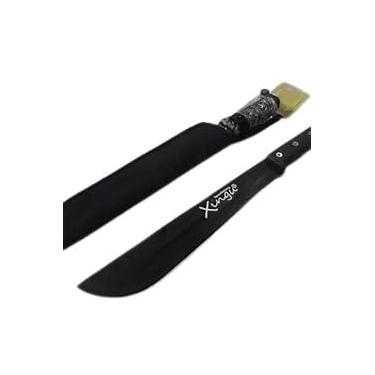 Imagem de Facão Xingu de Alta Performance, Lâmina de Aço Carbono 32 cm, Cabo Ergonômico, Bainha de Nylon