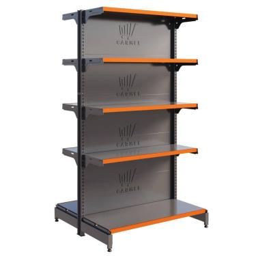 Imagem de Gôndola Fit 40 Centro 1 Inicial 2,02m Comercio Farmácia Loja - Amapá