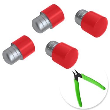 Imagem de Glintbay 2 pares de rebites de substituição de armação para óculos de sol Oakley Holbrook - Vermelho