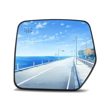 Imagem de TIKSCIENCE Vidro retrovisor aquecido do lado do motorista com suporte traseiro adequado para Jeep Compass Patriot 2007 2008 2009 2010 2011 2012 2013 2014 2015 2016 2017