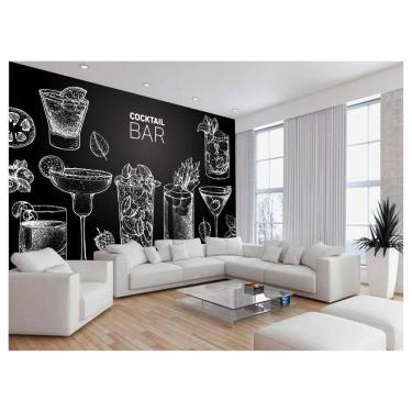Imagem de Papel De Parede Estilo Lousa Bebdias Bar Drink 3,5M Lcb24