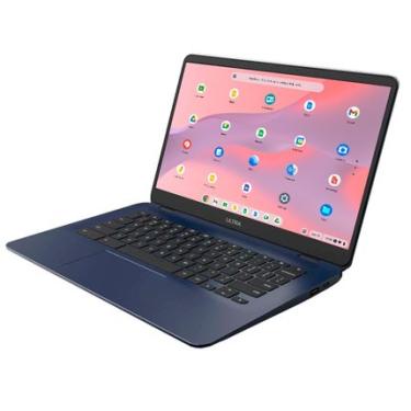 Imagem de Notebook Chromebook Clamshell, Chrome OS, 14 Pol, 32GB/4GB RAM, Azul, Multi - PC918A PC918A