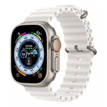 Imagem de Pulseira Oceano Para SmartWatch Ultra 49mm 45mm 44mm 42mm -Tamanho 21 