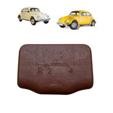 Imagem de Tampa Capa Frontal do Cinzeiro Fusca Itamar Marrom - Clauplast