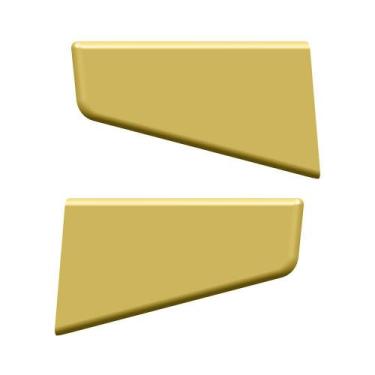 Imagem de Aplique Tela Grade Inferior Para Scania S5 Dourado Par - Venka