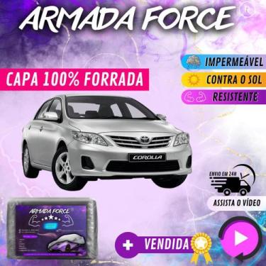 Imagem de Capa Cobrir Carro COROLLA 100% Forrada Armada Force 100% Impermeável F