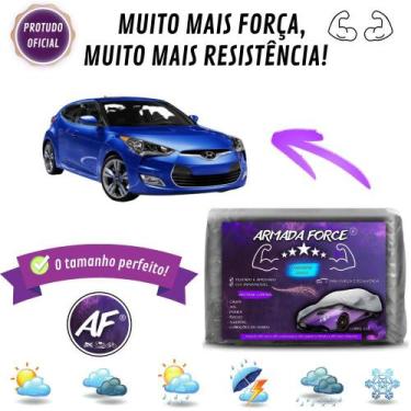 Imagem de Capa De Cobrir Carro Veloster Sem Forro Impermeável Armada Force - Arm