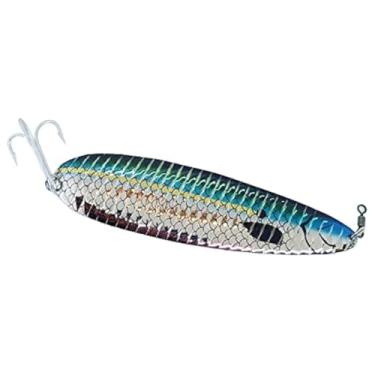 Imagem de Nichols Lures 6FS21-25 15,24 cm Ben Parker Mini Magnum Flutter Colher, Blueback HD, 71 g