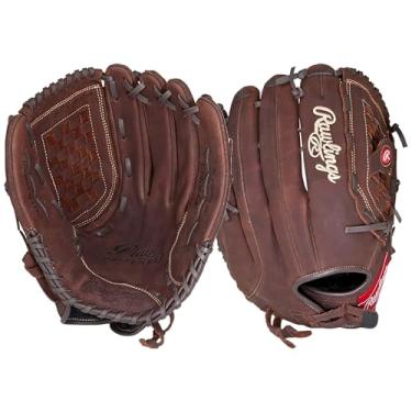 Imagem de Rawlings | Luva preferida pelo jogador | Softball | Manta direita | 35,5 cm - Teia de cesta