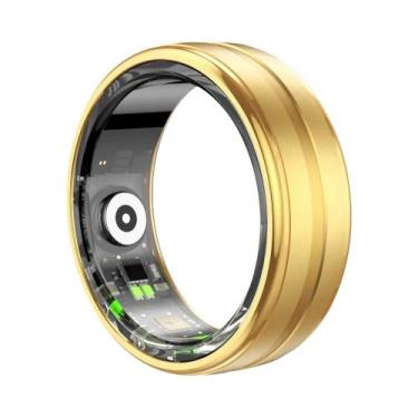 Imagem de Anel Inteligente Unissex à Prova D'Água IP68 - Monitor de Frequência C