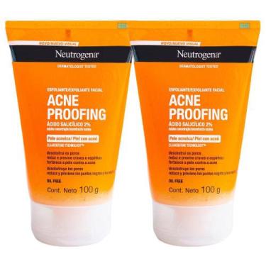 Imagem de Kit 2 Esfoliantes Neutrogena Acne Proofing 100g