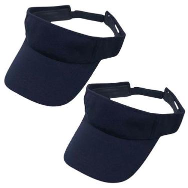 Imagem de Kit 2 Viseira Unissex Praia Chapeu Bone Vôlei Correr proteção solar va