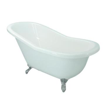 Imagem de Banheira Julia, Vitoriana Imersão, Clássica, branca 163x78x63, Sem hid