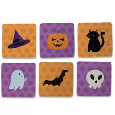 Imagem de Kit 6 Porta Copos Criativos - Halloween - Geek Vip, Preto