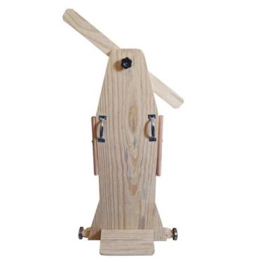 Imagem de Carrinho De Rolimã Madeira 3 Rodas Madeira Cru - Spezialle