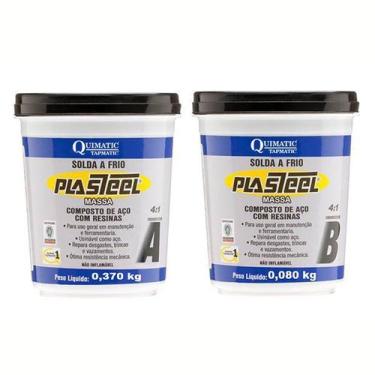 Imagem de Massa Epoxi Solda Frio Plasteel 450g - Quimatic