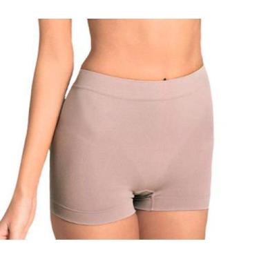 Imagem de Calcinha Short Feminina Bumbum Perfeito Modelo Boxer Trifil, Chocolate