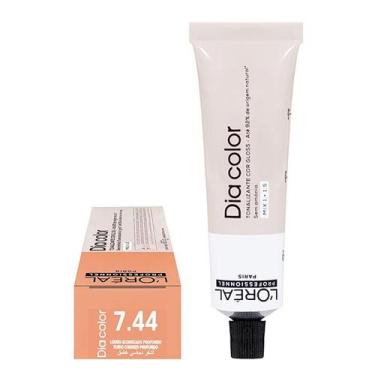 Imagem de Loreal Dia Color Tonalizante 7.44  Louro Acobreado Profundo 60g - Lore