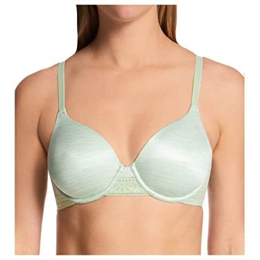 Imagem de b.tempt'd Sutiã feminino Future Foundation com contorno de renda, Verde-silte mesclado, 36DD