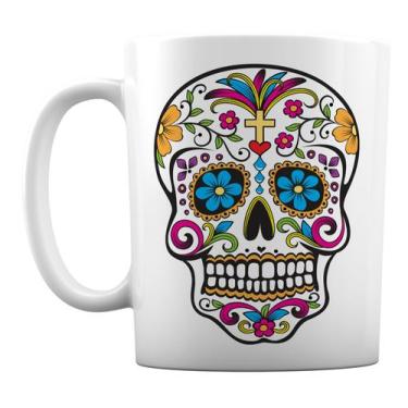 Imagem de Caneca Branca Personalizada Mimo Caveira Mexicana - GMH Prod. Serv. e 