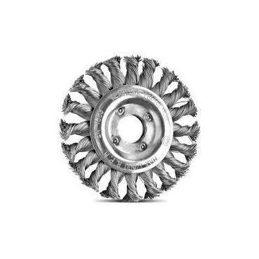 Imagem de Escova Circular Arame Entrançado 6'x1/2' Tramontina - TRAMONTINA FERRA