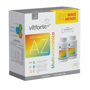 Imagem de Kit Vitamina Multivitamínico Vitforte A-Z 120 Cps - Vitforte