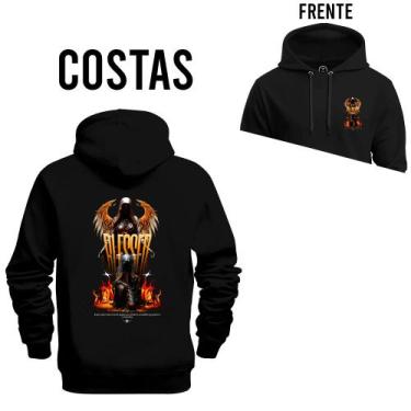 Imagem de Moletom Blessed Algodão Canguru Agasalho Varias Cores - Nexstar, Preto