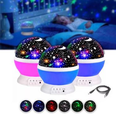 Imagem de Projetor Estrelas Infantil Mesa Led Premium - LIPPIN