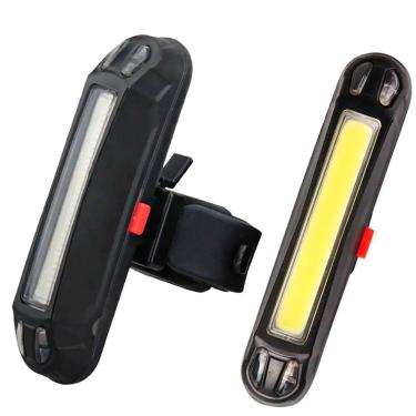 Imagem de Kit 2 Lanterna de Bike LED Sinalizador luz Traseira Farol Segurança Sinal de alerta