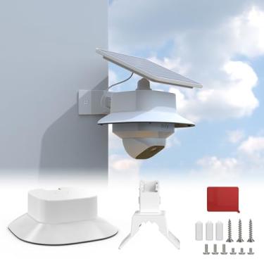 Imagem de Koroao Suporte de canto + capa de proteção de chuva compatível com câmera solar Eufy Security SoloCam E30/câmera Eufy Security 4G LTE Cam S330, para câmeras de segurança Eufy Acessórios de montagem (1