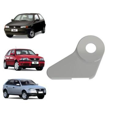Imagem de Capa Lateral Banco Vazada Lado Pass. Esq. Gol G2 G3 G4 Cinza - PLASTCA