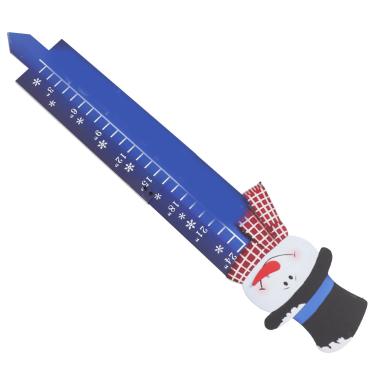 Imagem de Medidor de Neve de Floco de Neve de 24 Polegadas para Quintal, Regra de Neve de Aço Inoxidável Com Linda Decoração de Natal Números de Fonte Grandes Atualizados Com Revestimento