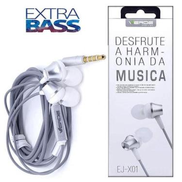 Imagem de Fone De Ouvido Para Celular Original P2 Estéreo Extra Bass Intra-Auric