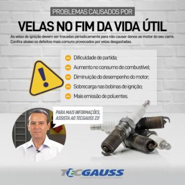 Imagem de Vela de ignição Honda Cb 500F 2013 a 2024 GAUSS GV8R03-09