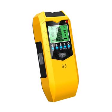 Imagem de Generic 5 em 1 Detectores de parede de pino, descobradores de medição de profundidade, computador de mão, scanners eletrônicos para alta confiabilidade, Amarelo