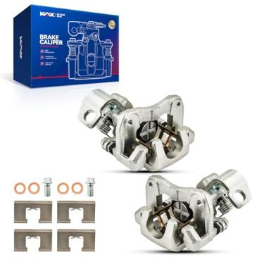 Imagem de KAX Conjunto de pinça de freio a disco com suporte compatível com modelos selecionados Honda e Acu-ra - Civic 2006-2015, CSX 2006-2011, ILX 2013-2018 - lado traseiro do motorista e do passageiro, 2