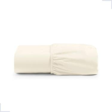 Imagem de Lençol Elástico Avulso Solteiro Casal Queen e King Micropercal 400 Fios (Palha, Queen)