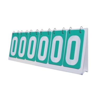 Imagem de Vaveren SPORT SCOREBOARD SCORE CURPO MULTIFUNCIONAR PARAGEM de NUMBLIP SCORE para TENNIS de BASQUETO de BASCASTO de FUTEBOL, Verde