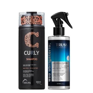Imagem de Truss Curly Kit Shampoo e Uso Obrigatório Reconstrutor 260ml