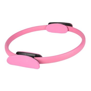 Imagem de simhoa Anel de fitness Pilates, treinamento de núcleo, treinador, círculo de exercícios ergonômicos, equipamento para pernas de armas, coxas de ioga, treino, Rosa