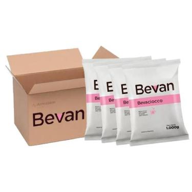 Imagem de Kit 4 Chocolate em Pó Solúvel Vending Bevaciocco Bevan 1 Kg