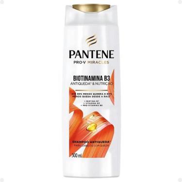 Imagem de Shampoo Pantene Pro-v Biotinamina B3 Antiqueda e Nutrição 300ml