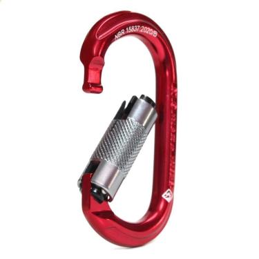 Imagem de Mosquetão Usclimb Alumínio Oval Keylock Trava Automática 22kn Ce Uiaa