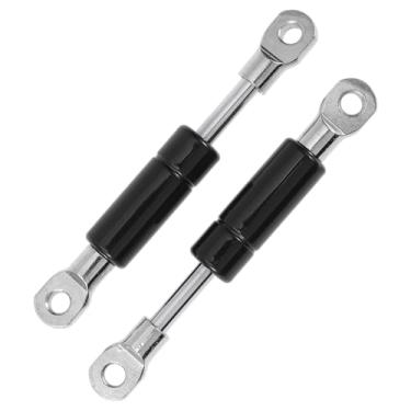 Imagem de X AUTOHAUX Amortecedores a gás de 100 mm/3,94" molas a gás 100N preto aço carbono 2 peças RV caixa de ferramentas tampa caixa de armazenamento capa de porta de armário